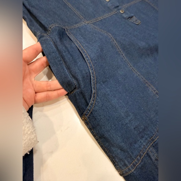 EUC Free People Delicate Detail Denim Mini Shirt Dress – Small - Picture 5 of 11